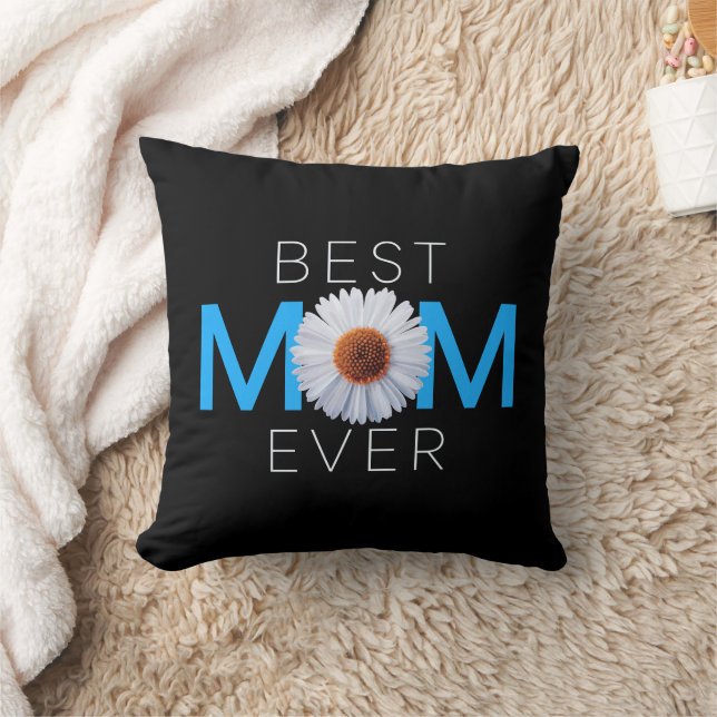 Coussin Meilleure maman jamais avec l'impression d'image d (Couverture)
