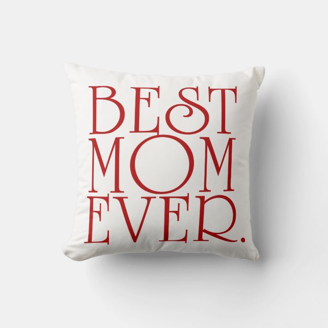 Coussin Meilleure maman Jour des mères Jouer l'oreiller (Recto)