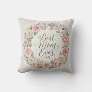 Coussin Meilleure Maman Pour la Fête des Mères Cad