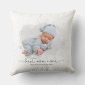 Coussin Meilleure maman toujours nouvelle maman photo Fête (Verso)