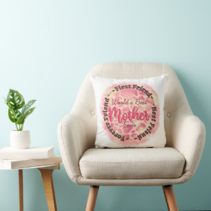 Coussin Meilleure mère du monde jamais premier ami meilleu