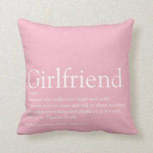 Coussin Meilleure petite amie de tous les temps Définition