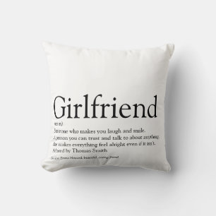 Coussin Meilleure petite amie de tous les temps Définition