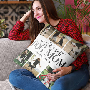 Coussin Meilleure photo de maman de chien du monde