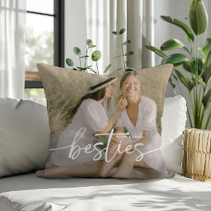 Coussin Meilleures amies de scénario 2x Photo personnalisé