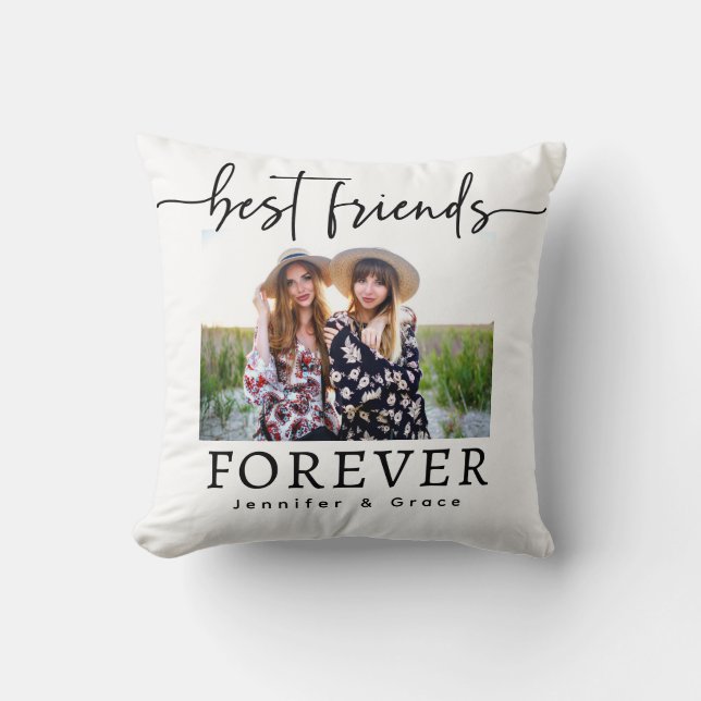 Coussin Meilleures Amies Pour Toujours (Recto)