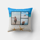 Coussin Meilleurs amis pour toujours Collage de photos Éto (Verso)