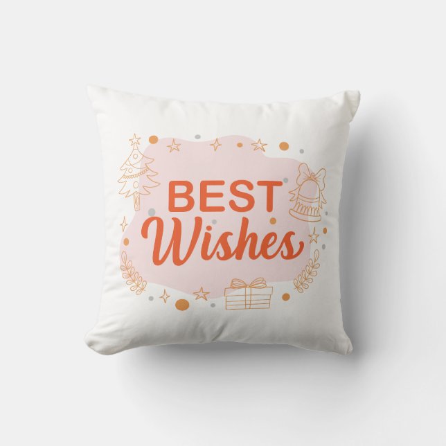 Coussin meilleurs voeux (Recto)