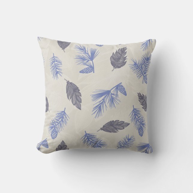 Coussin Mélancolie hivernale (Recto)