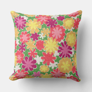Coussin Mélange floral
