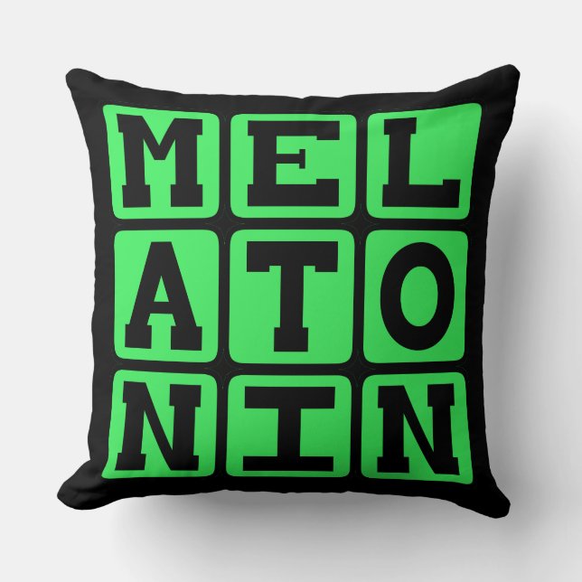 Coussin Mélatonine, Aide au sommeil (Recto)