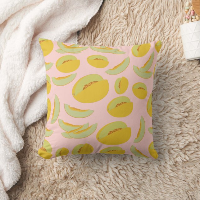 Coussin Melons Honeydew Motif Fruitier (Couverture)