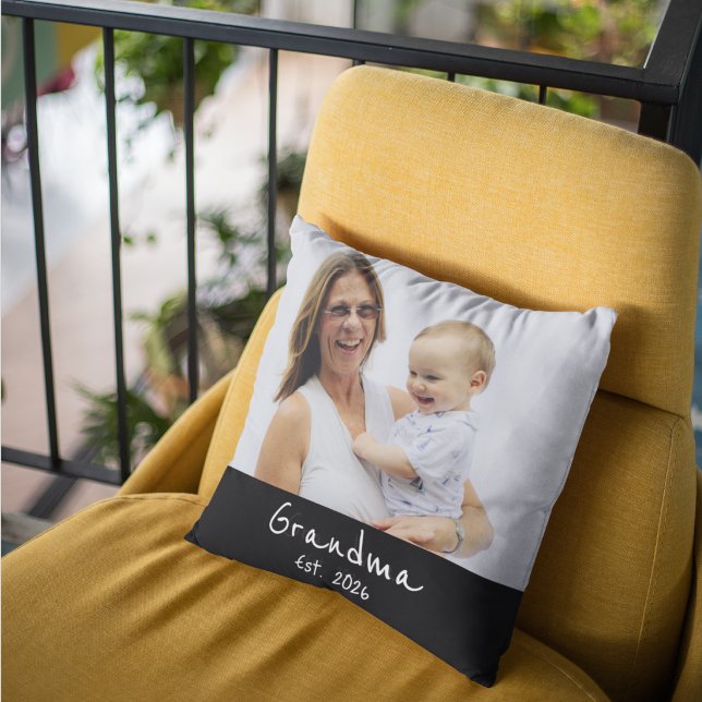 Coussin Mémé a établi un script blanc photo (Créateur téléchargé)