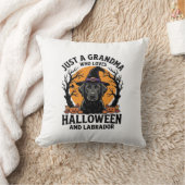 Coussin Mémé Halloween Labrador Drôle Vintage_1 (Couverture)