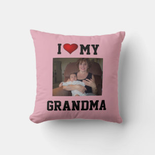 Coussin Mémé : J'AIME MA MÉMÉ