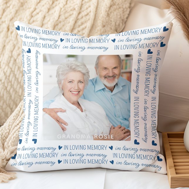 Coussin Mémoire Affectueuse Photographie de Souvenir (Créateur téléchargé)