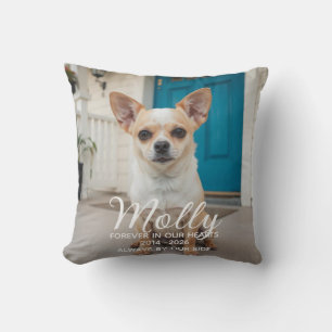 Coussin Mémorial de chien personnalisé Perte d'animal de c