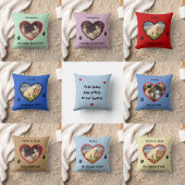 Coussin Mémorial des empreintes de pattes de chats votre p