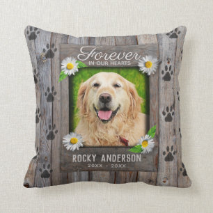 Coussin Mémorial personnalisé pour un chien