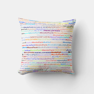 Coussin Menlo Park Texte Design II Pilote