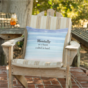 Coussin Mental On a Beach Cocktail in Hand Chill Vibes