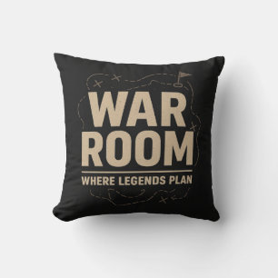 Coussin Mentalité de salle de guerre — Concentration, Stra