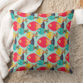 Coussin menthe de poisson géo (Couverture)