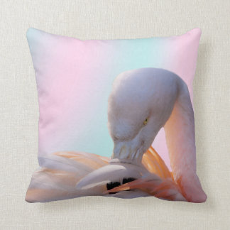 Coussin Menthe de rose de Flamant rose