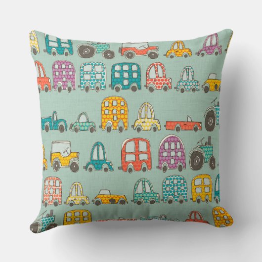 Coussin menthe rétro (Verso)