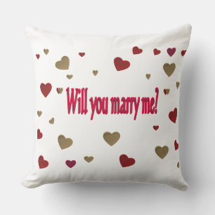 Coussin M'épouseras-tu ?