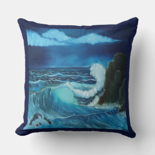 Coussin "Mer de puissance" Jetez l'oreiller design.