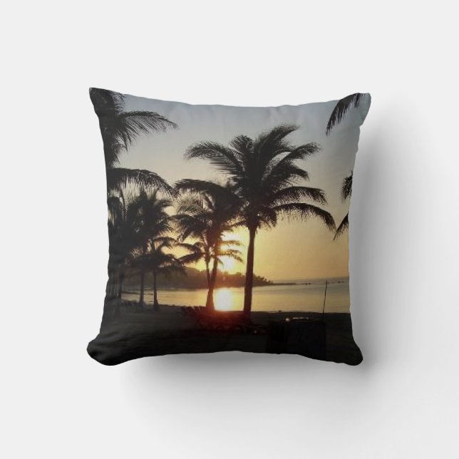 Coussin Mer des Caraïbes de Cancun Mexique de Maya de la (Recto)