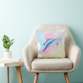 Coussin Mer Extraordinaire avec dauphins (Chaise)