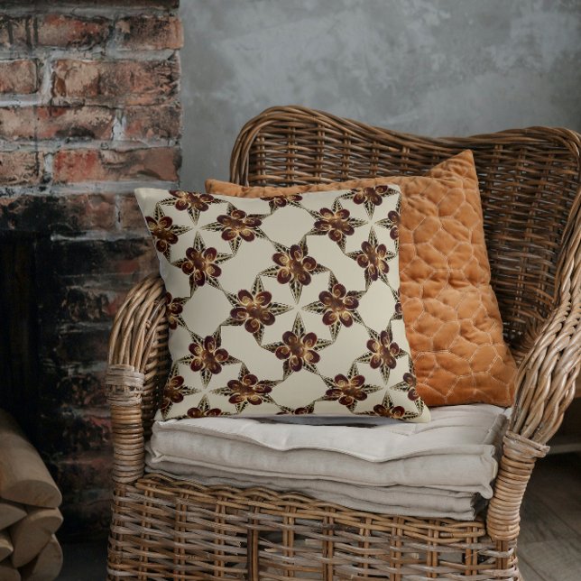 Coussin Mer marine coquillage côtier rustique coquillage f (Créateur téléchargé)