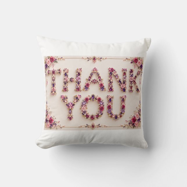 Coussin Merci  (Recto)