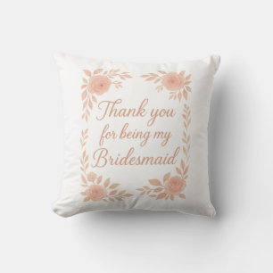Coussin Merci d'être ma servante d'honneur - cadeau de la
