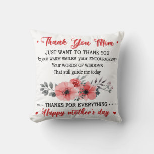 Coussin Merci Maman Joyeuse fête des mères
