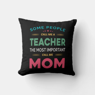 Coussin Mère Cadeau Certaines Personnes M'Appelent Enseign