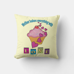 Coussin Mère cuit avec amour
