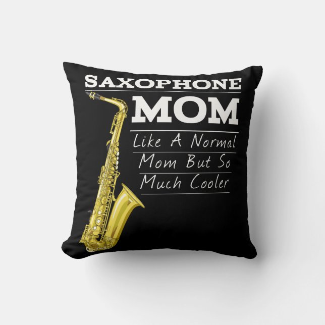 Coussin Mère de la bande marching des Cool saxophones (Recto)