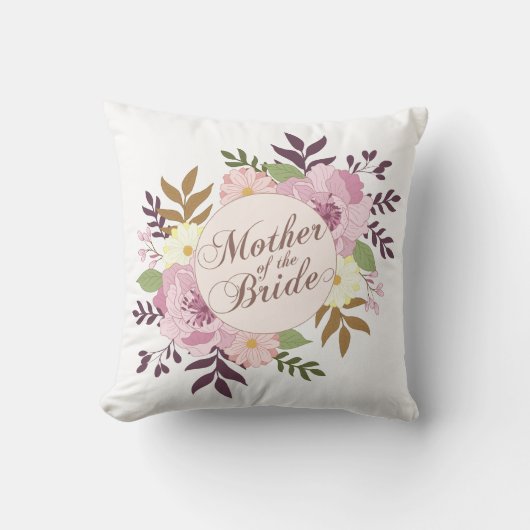 Coussin Mère de la jeune mariée épousant le carreau de | (Recto)