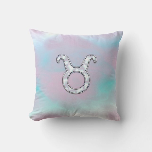 Coussin Mère de Pearl Taurus Zodiac Astrologie (Recto)