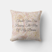 Coussin Mère en droit Groom's Maman Mariage Cadeau (Recto)