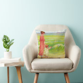 Coussin mère et bébé sur la plage (Chaise)