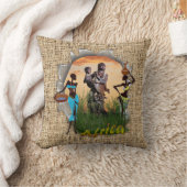 Coussin Mère et enfant de l'Afrique (Couverture)