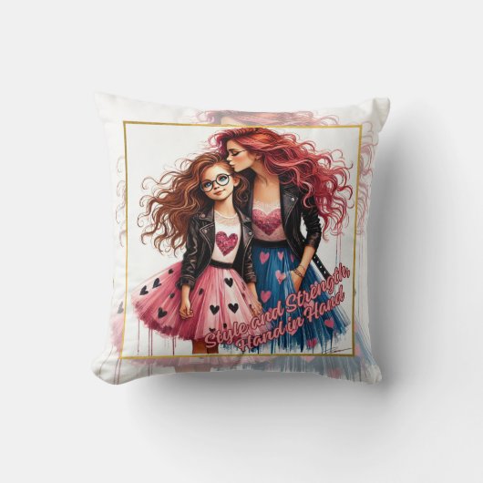 Coussin Mère et fille (Recto)