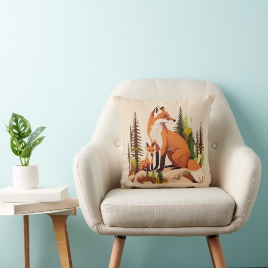 Coussin Mère Fox et kit (Chaise)