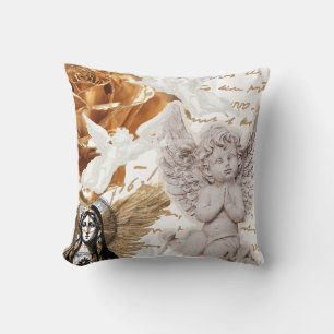 Coussin Mère Marie Ange Thème Paisible et Luxueux