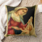 Coussin Mère Mary de Vierge avec le bébé Jésus (Couverture)