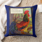 Coussin Mère Oie des années 1920 - coq (Couverture)